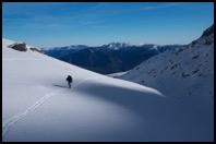 Konrad en route pour lac de Cinto
