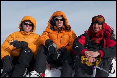 with Jason Wilcox and TJ Nault on top of Vermillion Peak - Rocky Mountains