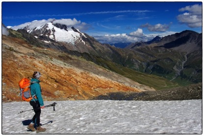Tour du Mont Blanc 2014 - col des Fours - photo Tomasz rdvnature.com