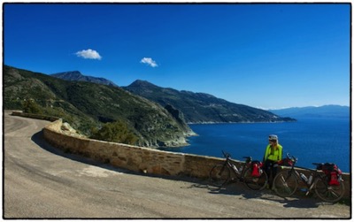 Cycling Corsica, Cap Corse, Western Coast - photo Tomasz http://rdvnature.com