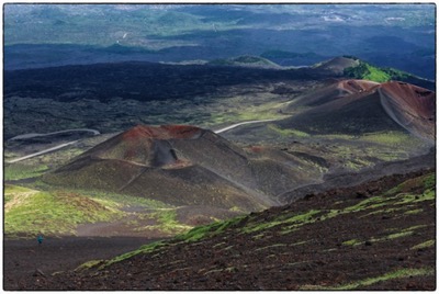 Cycling Sicilia - running down Etna - photo Tomasz rdvnature.com