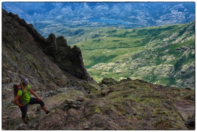 Corsica, Monte Cinto, direct South route - photo Tomasz http://rdvnature.com rendez-vous nature & aventure
