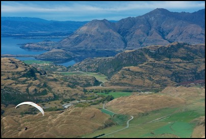 Paragliding over Treble Cone near Wanaka, New Zealand - photo Tomasz http://rdvnature.com