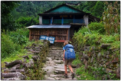 Karo in Chomrong, Nepal - photo Tomasz http://rdvnature.com