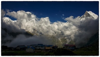 Machapuchare from ABC, Nepal - photo Tomasz http://rdvnature.com