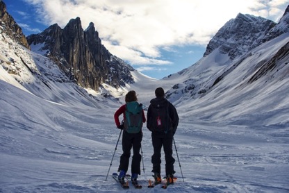 Mike and Alisen - Robertson glacier, Kananaskis country, Alberta, Canada - photo Tomasz rdvnature.com