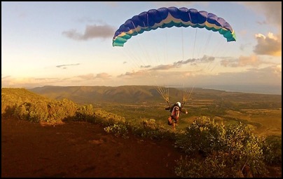 Speedflying plateau de Tia - Nouvelle Caledonie - photo extracted from gopro by Richard (Rysiu) Queguiner